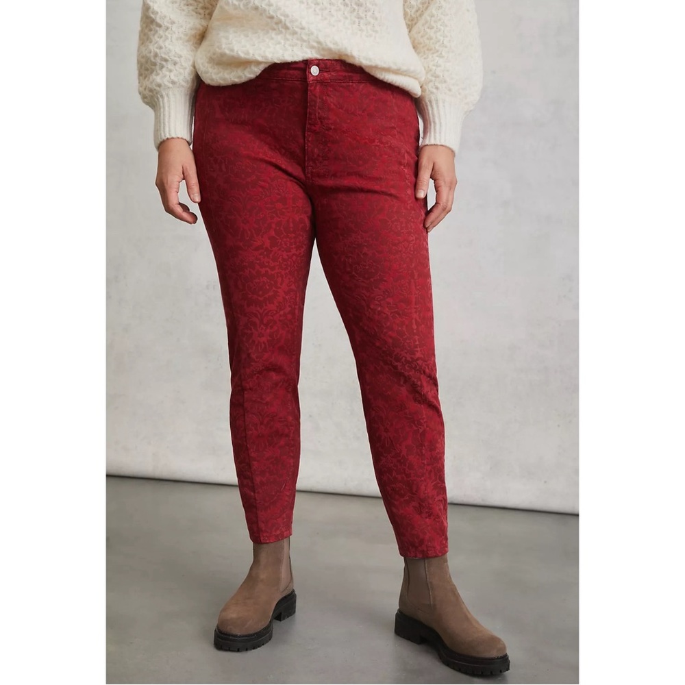 - Anthropologie Pilcro Flocked High-Rise Leggings/Pants NWT SZ 18W - Picture 2 of 16